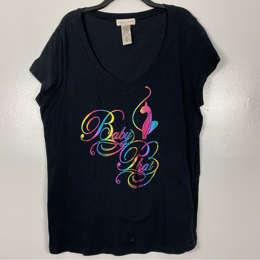 Baby Phat vintage v neck tee sz 2X